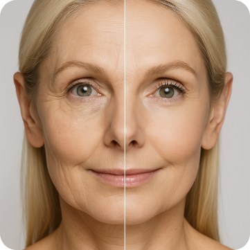 Before and after results